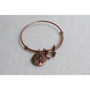 Earth Angel Tree Of Life Music Rose Gold Tone 6 Inch Charm Bracelet